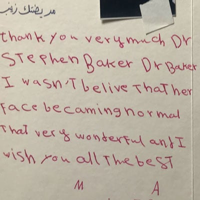 Patient Testimonial