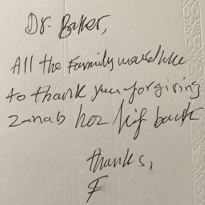 Patient Testimonial