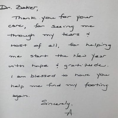 Patient Testimonial