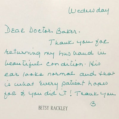 Patient Testimonial