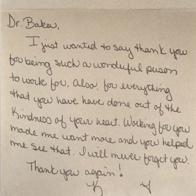 Patient Testimonial