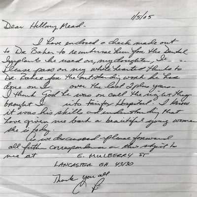 Patient Testimonial